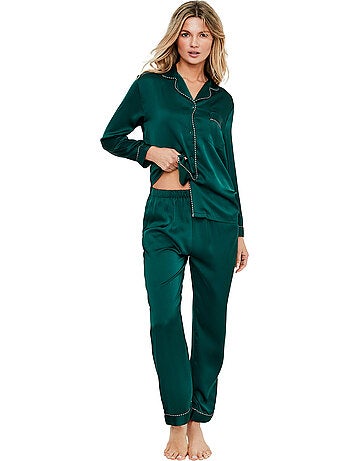 Pyjama pantalon chemise manches longues one gloss