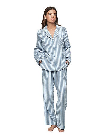 Pyjama pantalon chemise manches longues P105 OXFORD