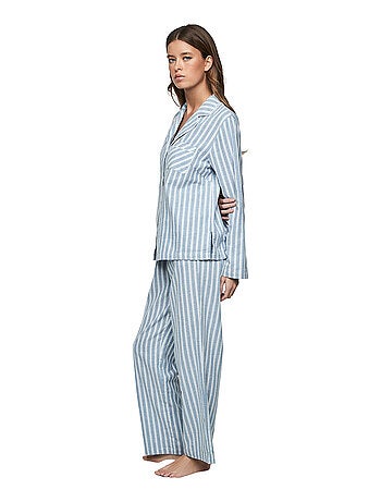 Pyjama pantalon chemise manches longues P105 OXFORD