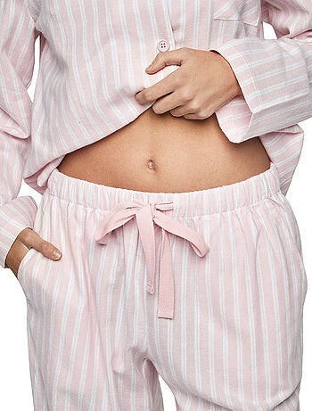 Pyjama pantalon chemise manches longues P105 OXFORD