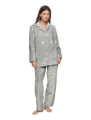 Pyjama pantalon chemise manches longues P112 ETOILE DE SOIR