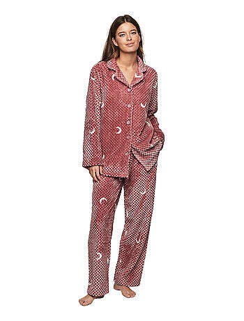 Pyjama pantalon chemise manches longues P112 ETOILE DE SOIR