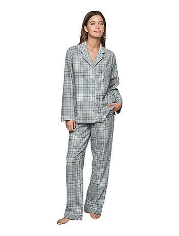 Pyjama pantalon chemise manches longues P114 HERITAGE