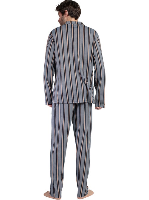 Pyjama pantalon chemise manches longues Pointe Antonio Miro - Kiabi Pyjama pantalon chemise manches longues Pointe Antonio Miro - Kiabi