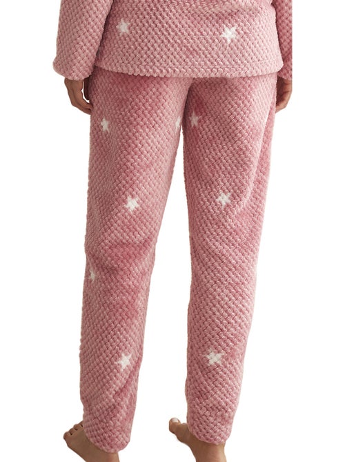 Pyjama pantalon chemise manches longues POLAR - Kiabi Pyjama pantalon chemise manches longues POLAR - Kiabi