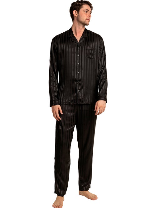 Pyjama pantalon chemise manches longues say yes - Kiabi Pyjama pantalon chemise manches longues say yes - Kiabi