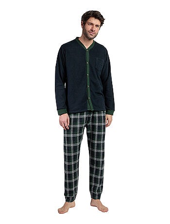 Pyjama pantalon chemise manches longues Smeraldo