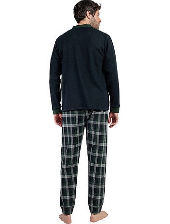 Pyjama pantalon chemise manches longues Smeraldo