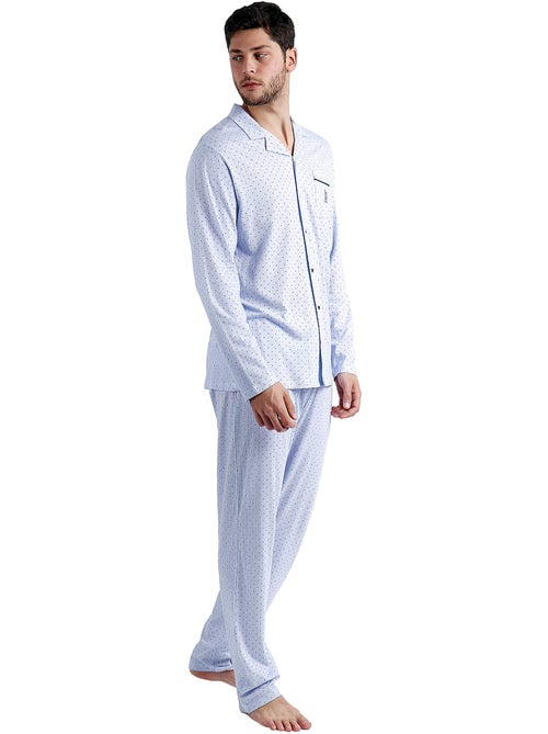 Pyjama pantalon et chemise Stripes And Dots - Kiabi Pyjama pantalon et chemise Stripes And Dots - Kiabi