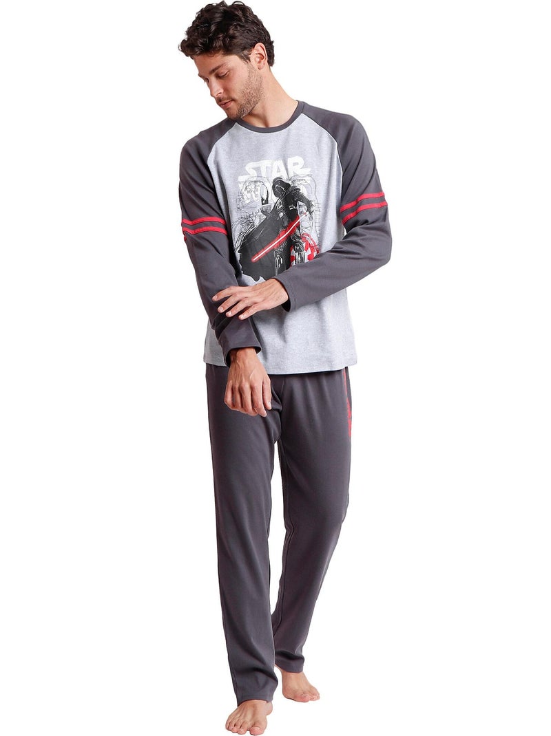 Pyjama pantalon et haut Darth Vader Sport Star Wars Gris - Kiabi