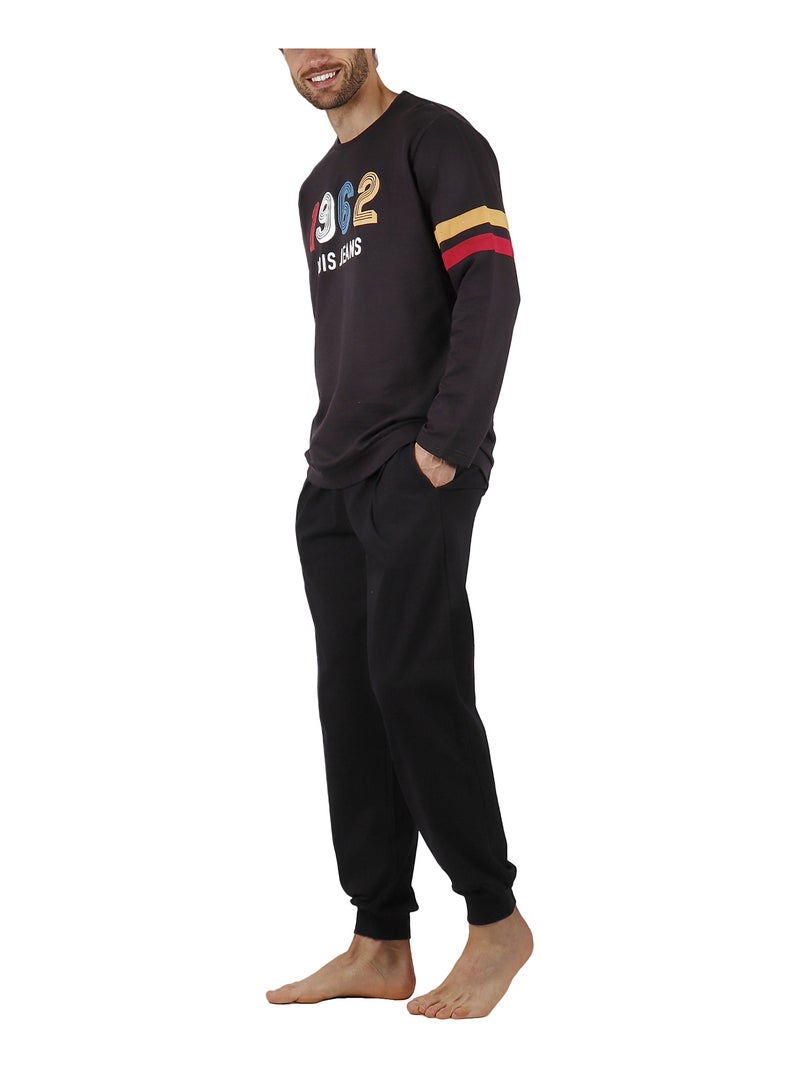 Pyjama pantalon et haut Felpa Mexico Lois Gris - Kiabi