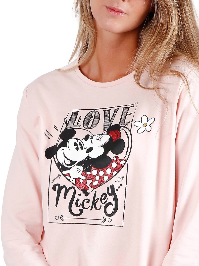 Pyjama pantalon et haut First Dates Disney Orange - Kiabi
