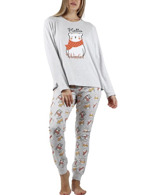 Pyjama tenue d'intérieur pantalon et haut Teddy - Réservoir Mode Lingerie  Femme et Homme