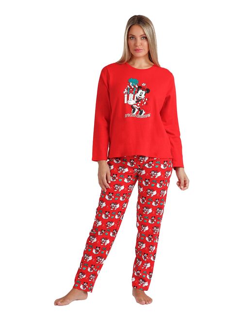 Pyjama pantalon et haut Holidays Disney - Kiabi