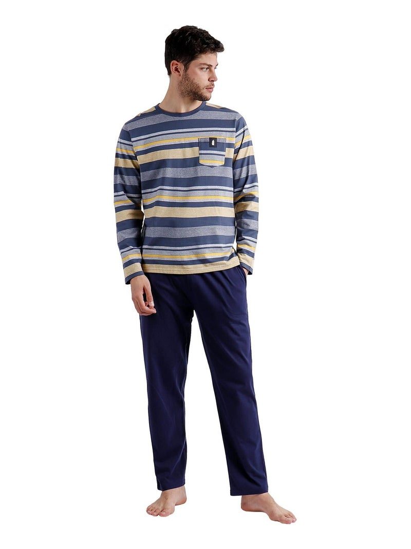Pyjama pantalon et haut Ice Explorer Gris - Kiabi
