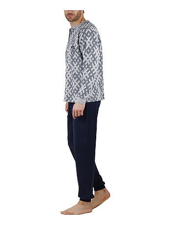 Pyjama pantalon et haut Jacquard Racing Antonio Miro