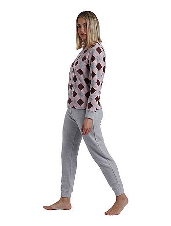 Pyjama pantalon et haut manches longues Harlequin