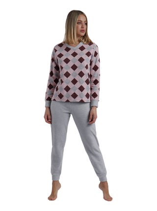 Pyjama pantalon et haut manches longues Harlequin