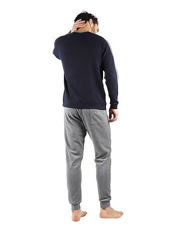 Pyjama pantalon et haut manches longues Solid