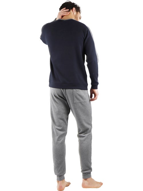 Pyjama pantalon et haut manches longues Solid - Kiabi Pyjama pantalon et haut manches longues Solid - Kiabi