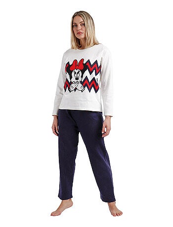 Pyjama pantalon et haut Minnie Zigzag Disney