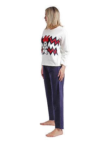 Pyjama pantalon et haut Minnie Zigzag Disney