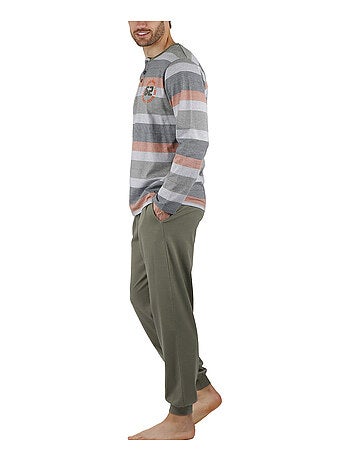 Pyjama pantalon et haut Rayas Camouflage Lois