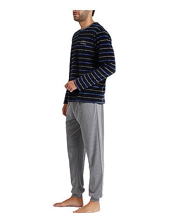 Pyjama pantalon et haut Velour Blues