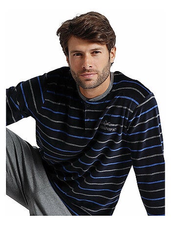 Pyjama pantalon et haut Velour Blues