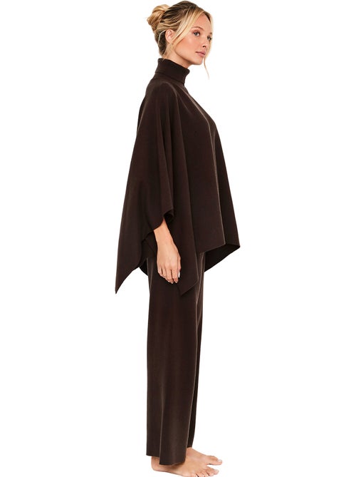 Pyjama pantalon évasé poncho col montant the knit code - Kiabi Pyjama pantalon évasé poncho col montant the knit code - Kiabi