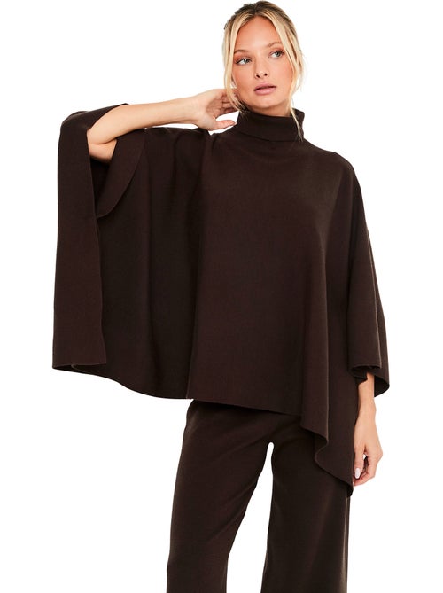 Pyjama pantalon évasé poncho col montant the knit code - Kiabi Pyjama pantalon évasé poncho col montant the knit code - Kiabi