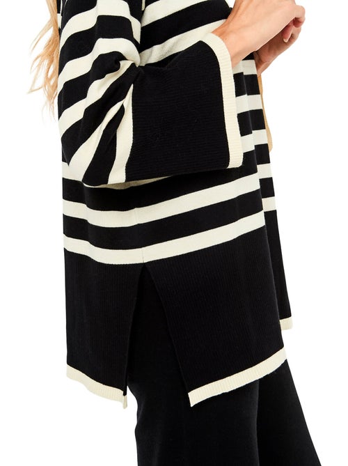 Pyjama pantalon évasé top manches longues graphic city - Kiabi Pyjama pantalon évasé top manches longues graphic city - Kiabi
