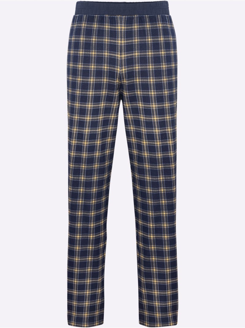 Pyjama-pantalon jersey fin - taille standard - moda vilona Bleu marine - Kiabi