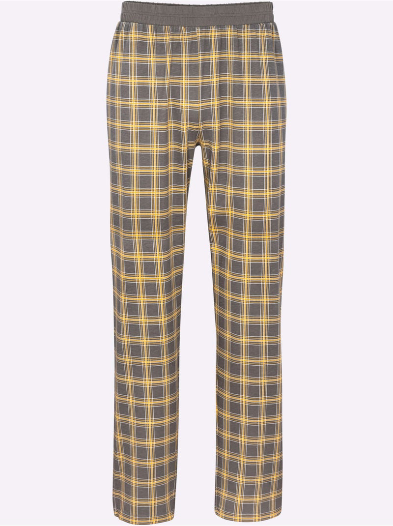 Pyjama-pantalon jersey fin - taille standard - moda vilona gris anthracite - Kiabi