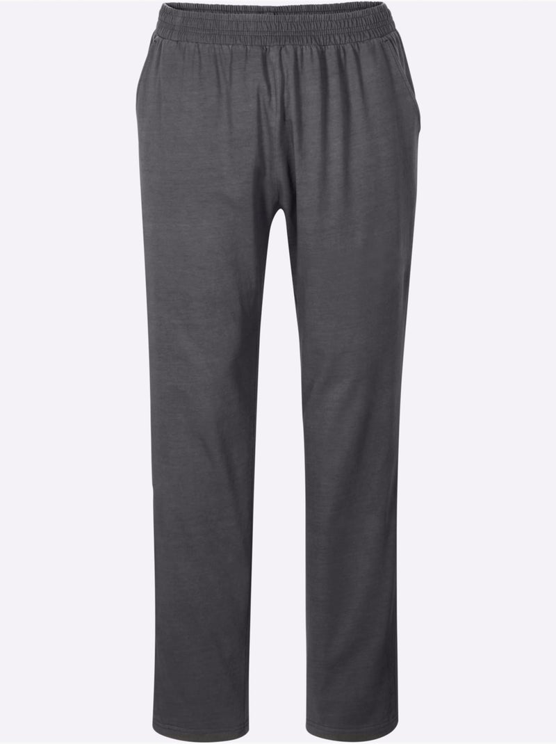 Pyjama-pantalon Jersey Fin - Taille Standard - Moda Vilona gris anthracite - Kiabi