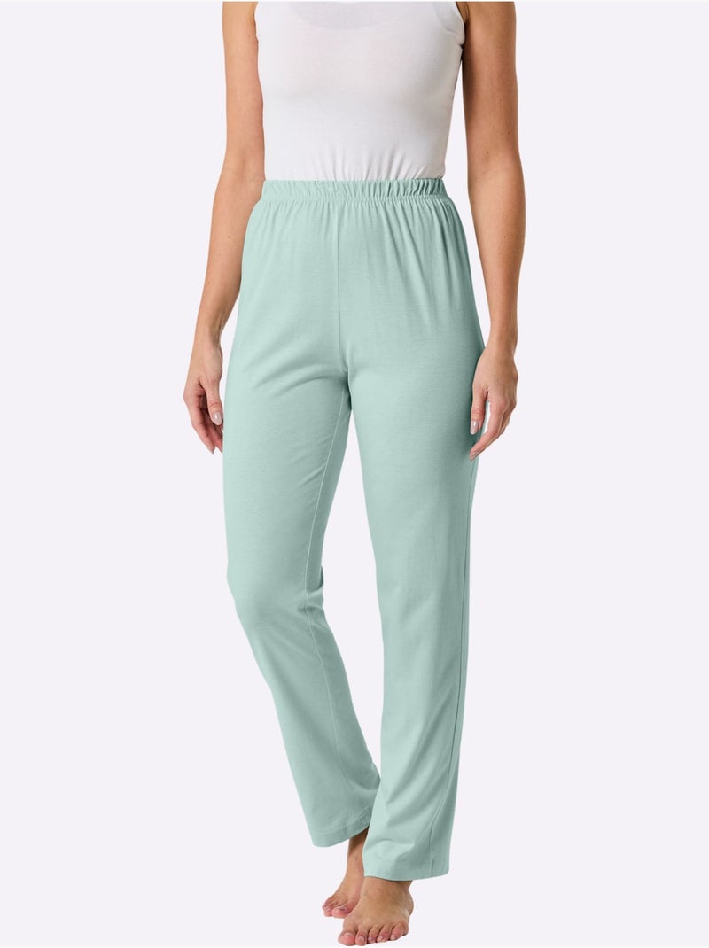 Pyjama-pantalon Jersey Fin - Taille Standard - Witt Vert - Kiabi