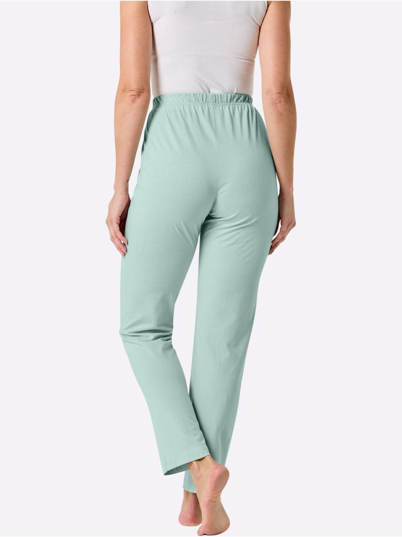Pyjama-pantalon Jersey Fin - Taille Standard - Witt Vert - Kiabi