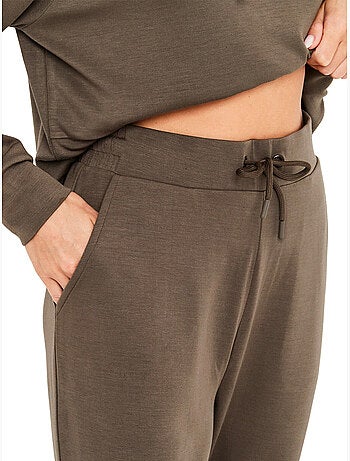 Pyjama pantalon jogger sweat à capuche modal flow
