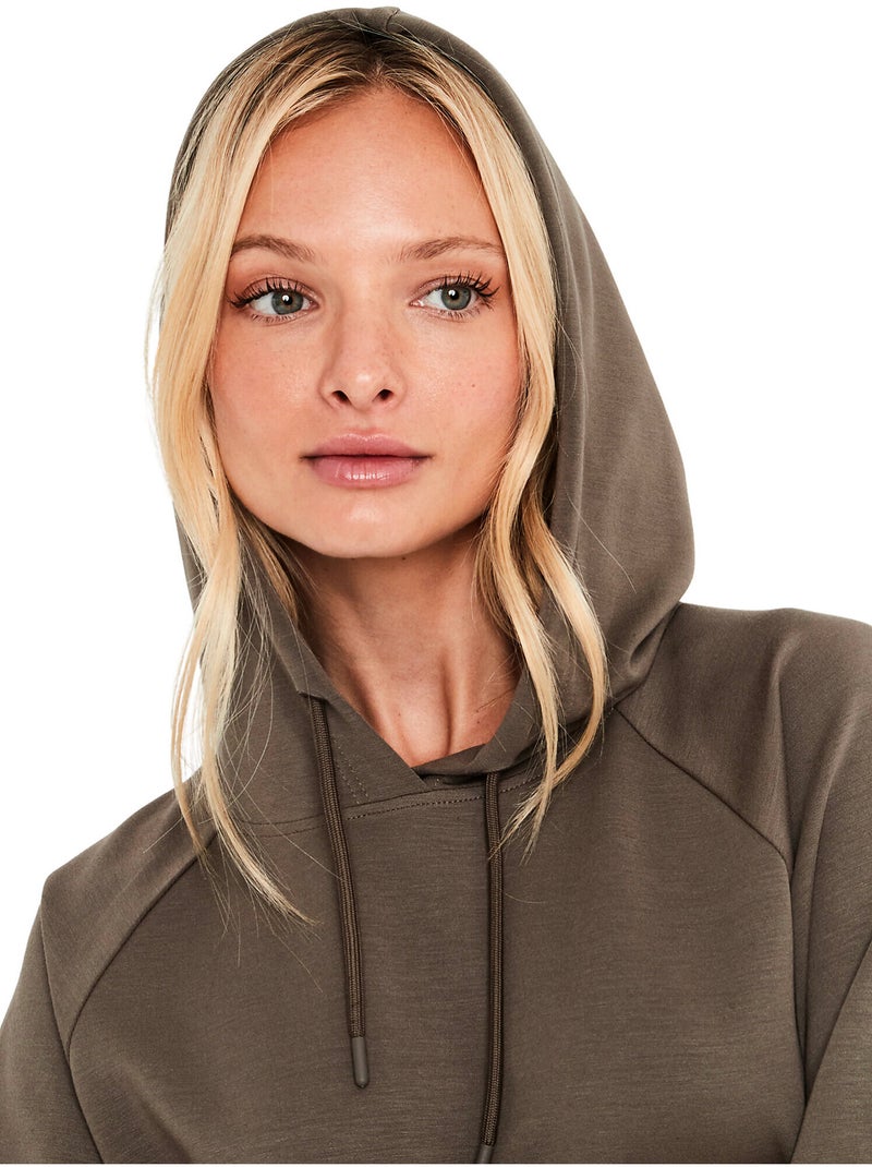 Pyjama pantalon jogger sweat à capuche modal flow Kaki - Kiabi