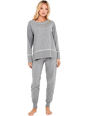Pyjama pantalon jogger top manches longues misty