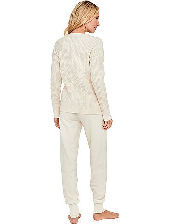 Pyjama pantalon jogger top manches longues twist and urban