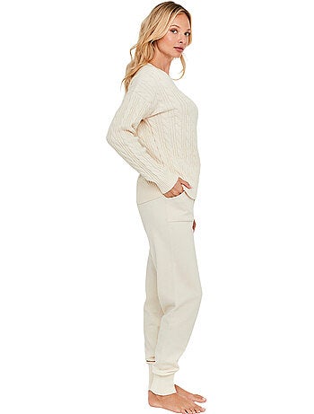 Pyjama pantalon jogger top manches longues twist and urban
