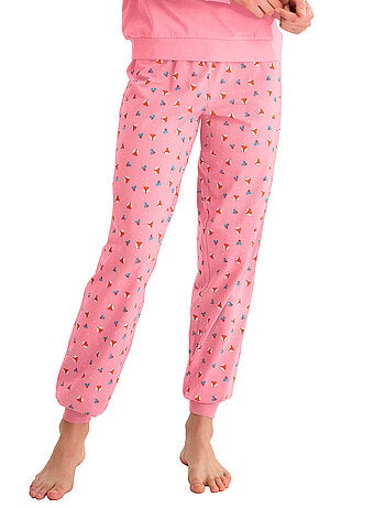 Pyjama pantalon jogger top M.longues FOXY
