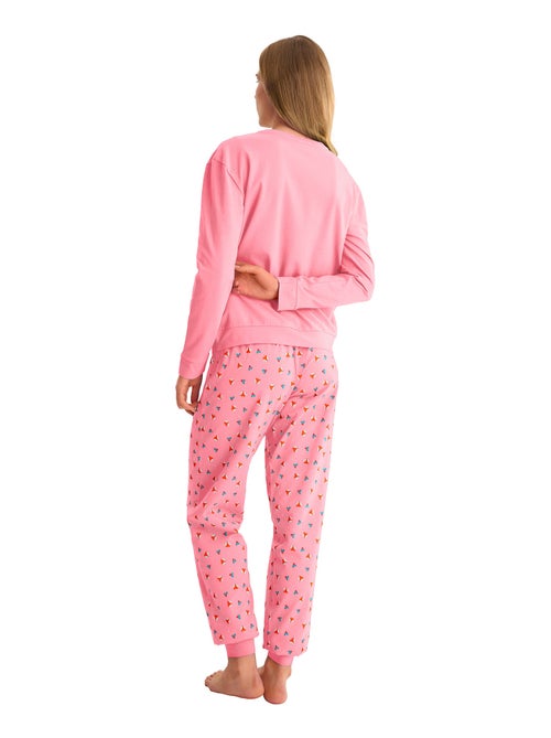 Pyjama pantalon jogger top M.longues FOXY - Kiabi