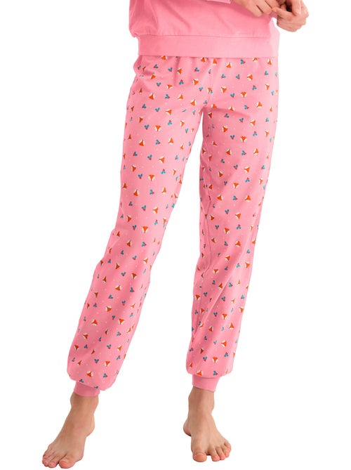 Pyjama pantalon jogger top M.longues FOXY - Kiabi