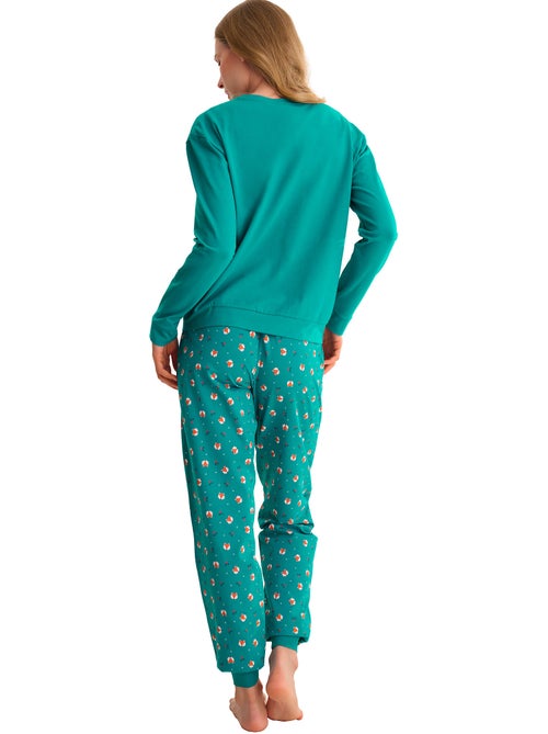 Pyjama pantalon jogger top M.longues FOXY - Kiabi Pyjama pantalon jogger top M.longues FOXY - Kiabi