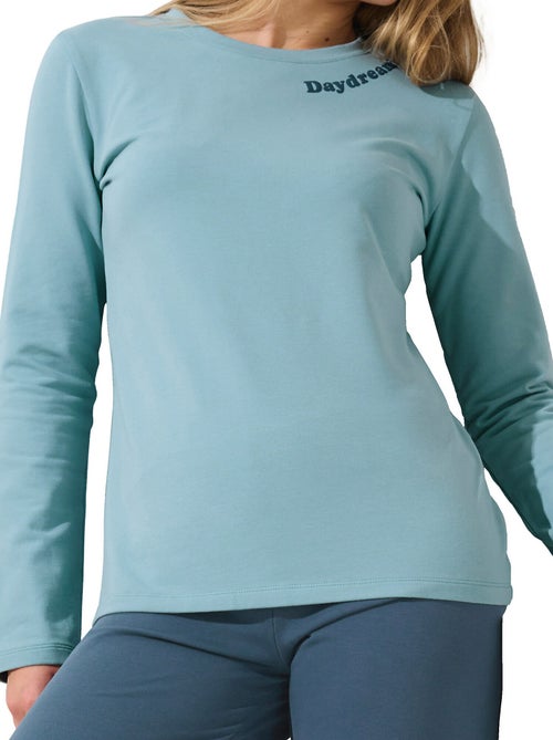 Pyjama pantalon large top manches longues Delightful - Kiabi
