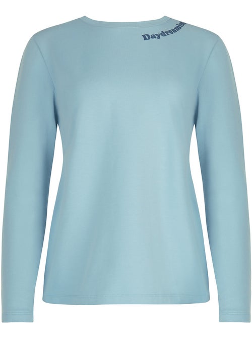 Pyjama pantalon large top manches longues delightful - Kiabi