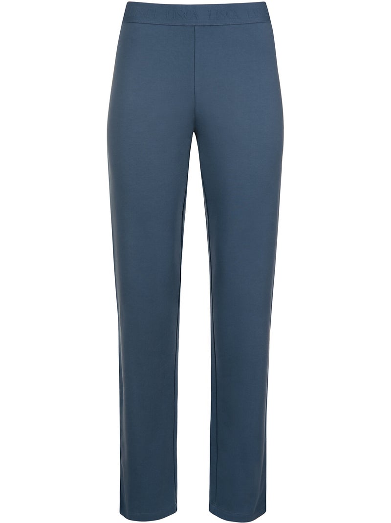 Pyjama pantalon large top manches longues delightful Bleu - Kiabi