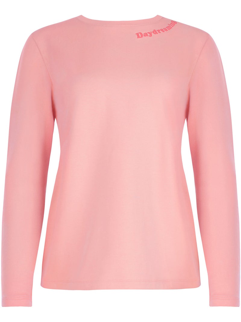 Pyjama pantalon large top manches longues Delightful Rose - Kiabi